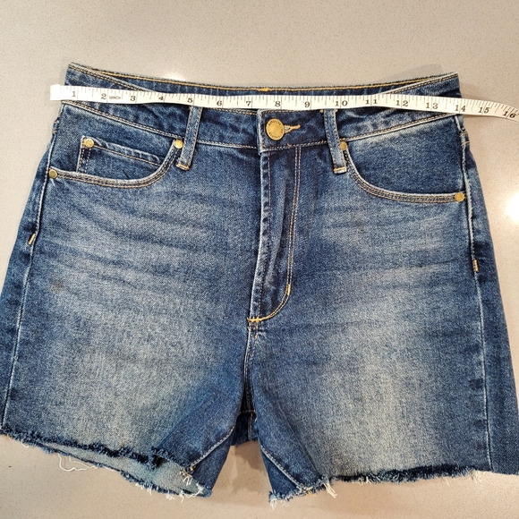 Articles of Society Dark Wash Denim Cutoff Shorts Size 25 - Picture 6 of 10